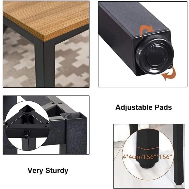 Grande Estilo Moderno Simples Mesa do Computador, Workstation, Resistente Mesa, Mesa de Escritório, Workstation, 36x72 Polegadas