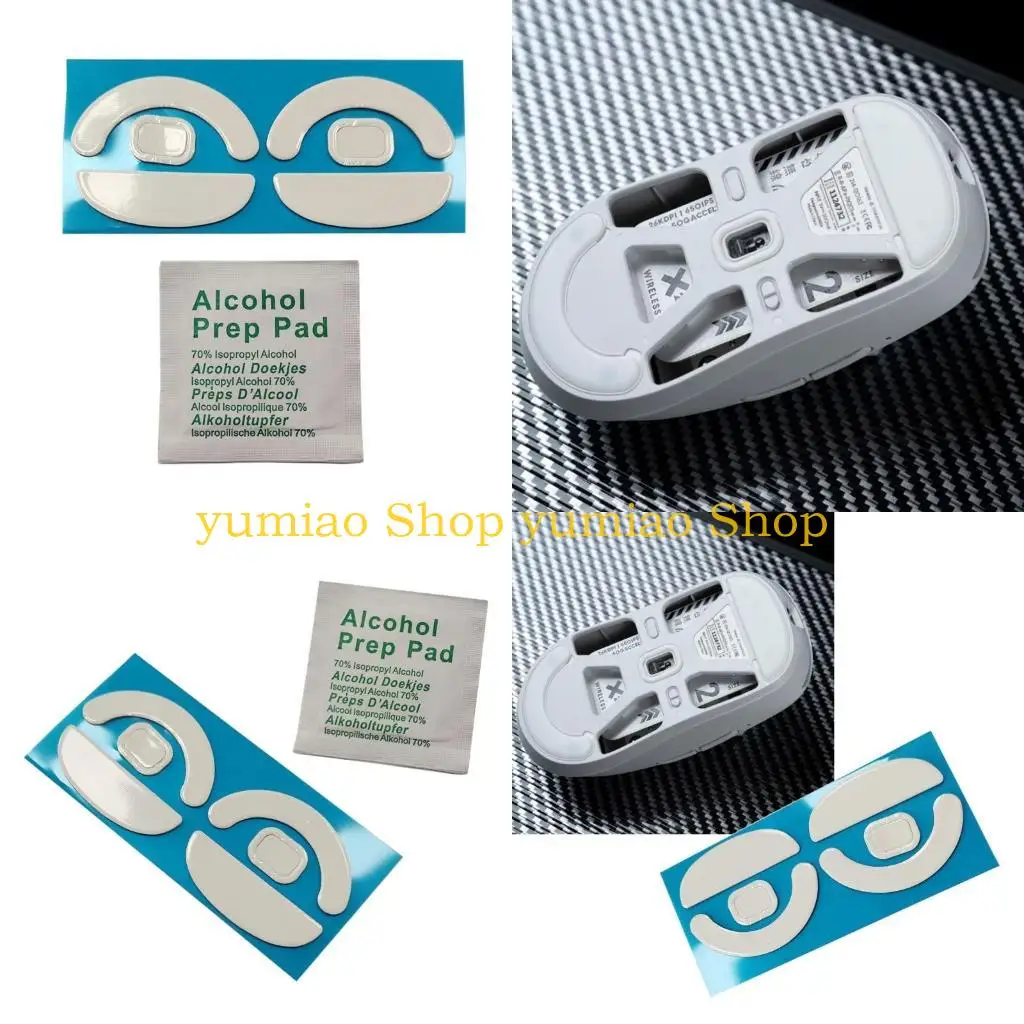 

587B Наклейка на мышку с изогнутыми краями на ножках для мыши для беспроводных игровых мышей PulsarX2