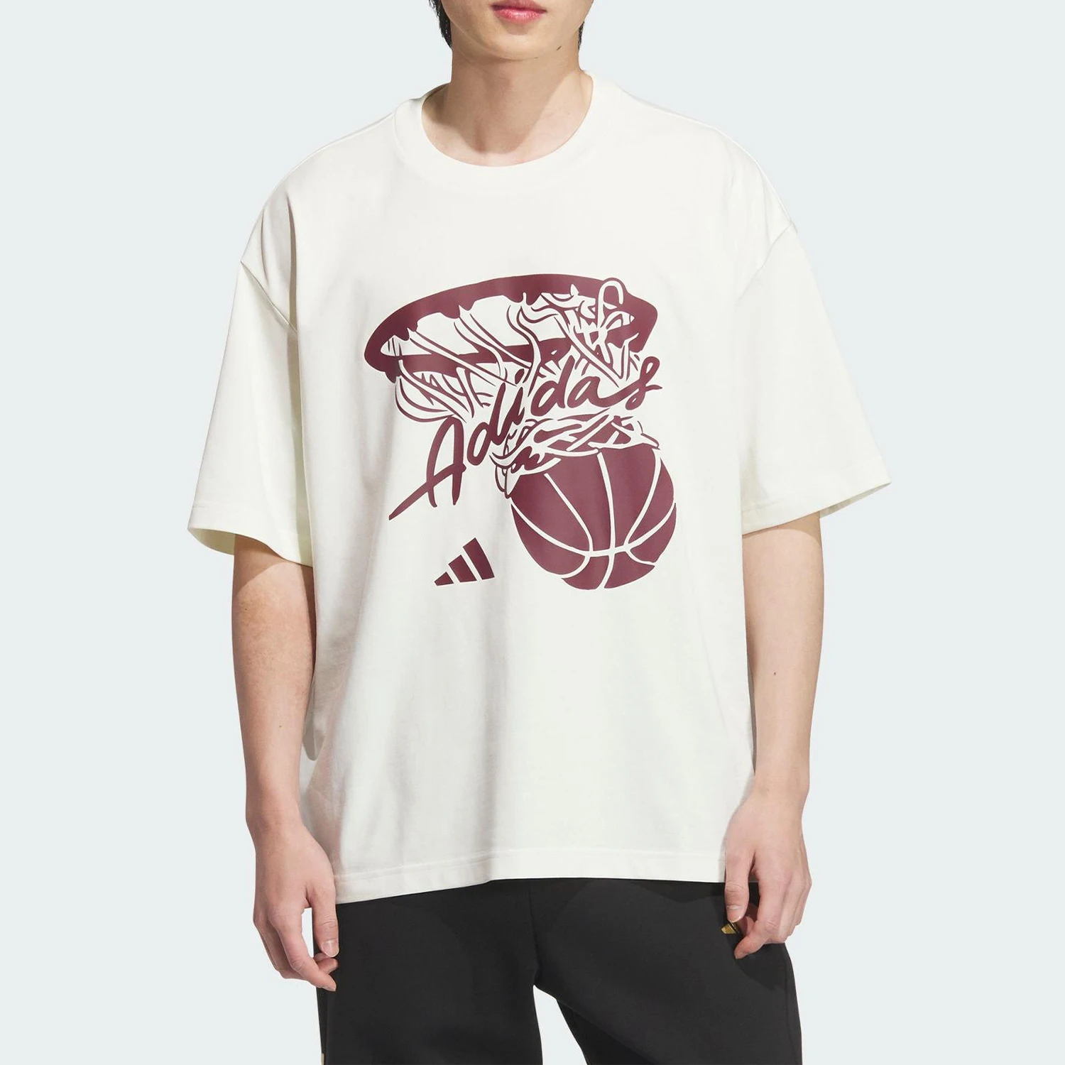 

Adidas Original Unisex HOT SHOT Printed Loose Tee KD4294