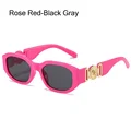 Rose Red-Black Gray