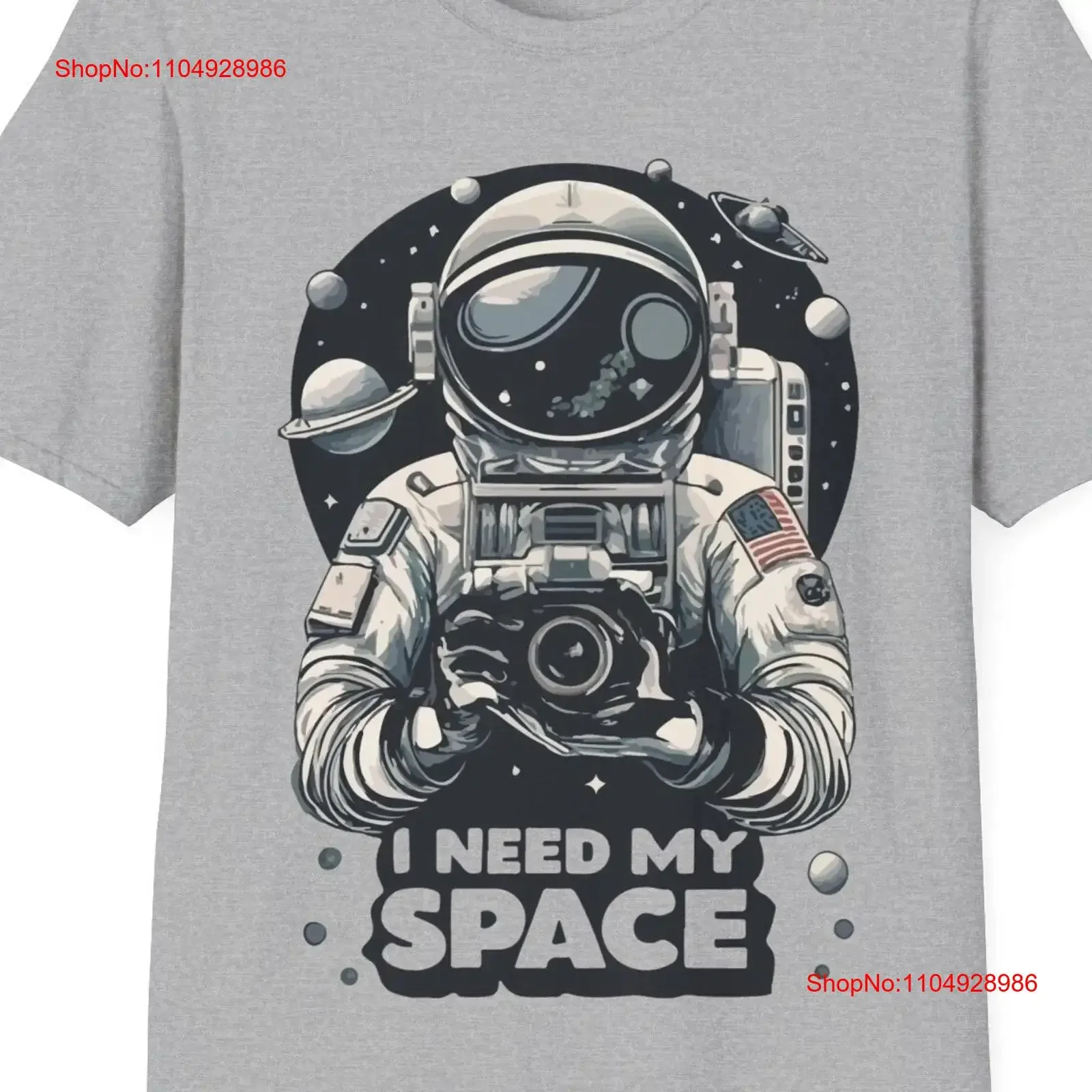 

Футболка «Космический астронавт» Need my Photographer ArtisT Privacy Funny for Gamer, винтажная стираная слегка повседневная дизайнерская одежда