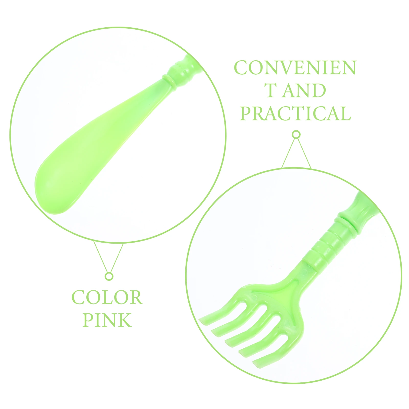 

Back Scratcher Body Massager Double End Long Handle Portable Claw Shoehorn Tool For Women Men Body Scratcher Anti Itch Massage