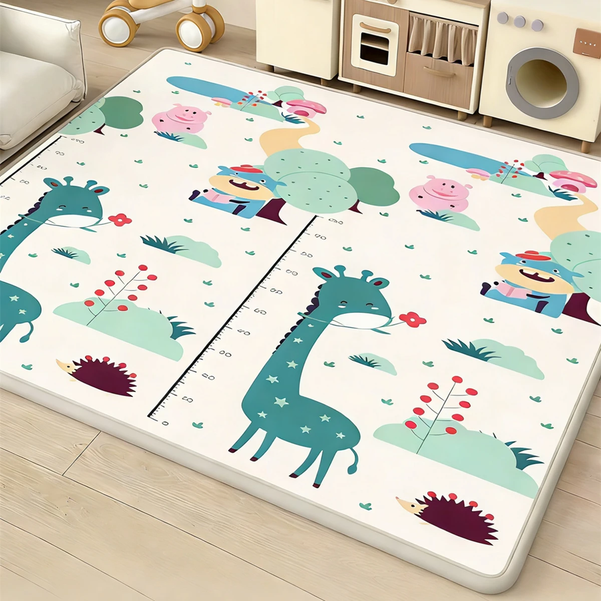 

Baby Activities Crawling Play Mats 2 Thickness Options EPE Baby Activity Gym Room Game Mat for Children's Safety Rug New Style