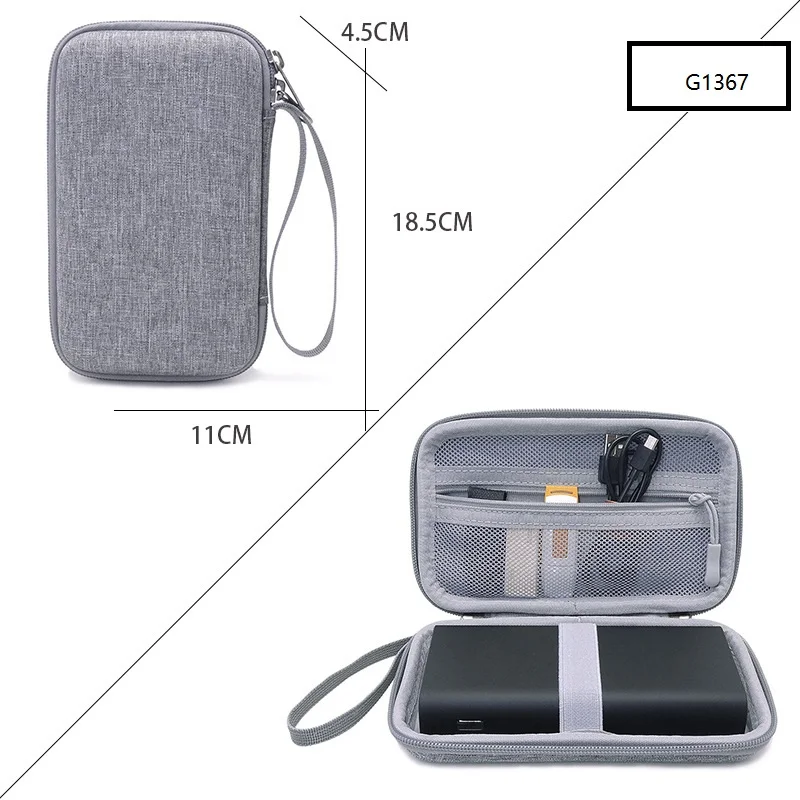 Handheld Game Console, Portable Mini Game Player Storage Bag Charging Cable Accessories Hard Case For Anbernic RG40XX H