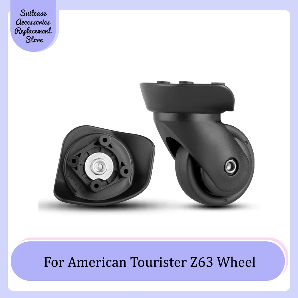 

For American Tourister Z63 Universal Wheel Replacement Suitcase Smooth Silent Shock Absorbing Durable Wheel Accessories Wheels