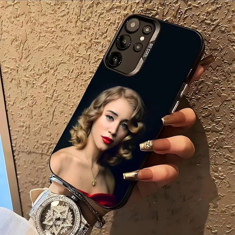 Caylee Cowan Phone Case for Samsung Galaxy A57 56 55 54 52 37 36 35 34 27 26 25 17 16 5G Colorful Silver Cover