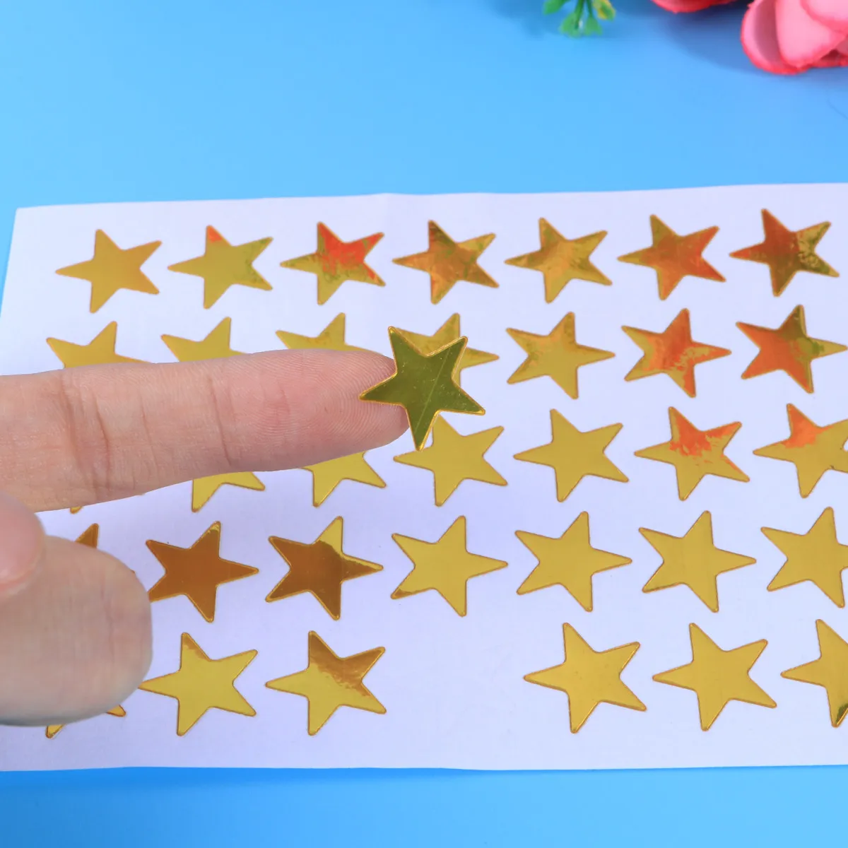 

100 шт. золотых наклеек-звездочек, самоклеящиеся этикетки для учителей, студентов, DIY-проектов