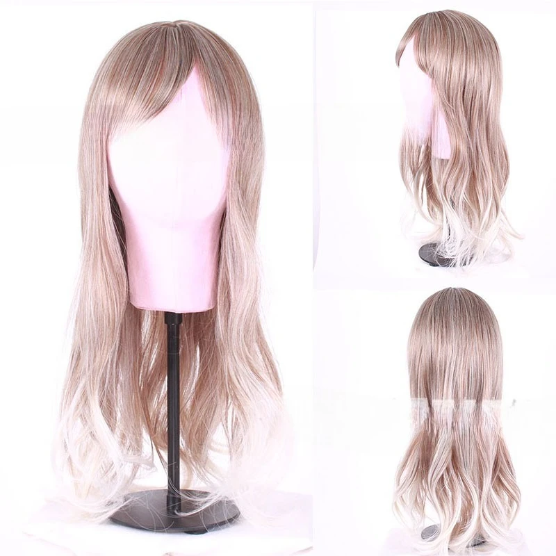

Anime wig cos long curly hair oblique bangs wig female hot-selling