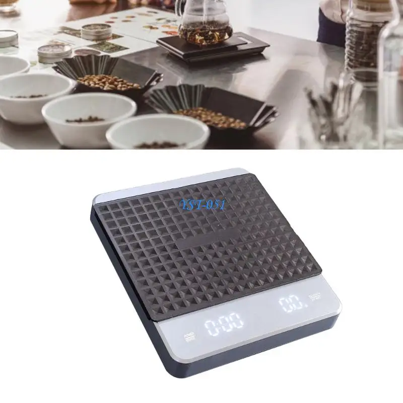 

E15A Small Pouring Over Coffee Scale Lightweight Designs Coffee Brewing Electronic Scale Easy to Use For Travel Enthusiasts