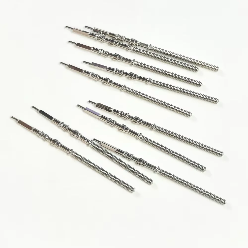 高品質スチール製腕時計ステム NH35ステム NH34ステム NH36ステム NH70ステム NH38ステム ムーブメントクラウンステム