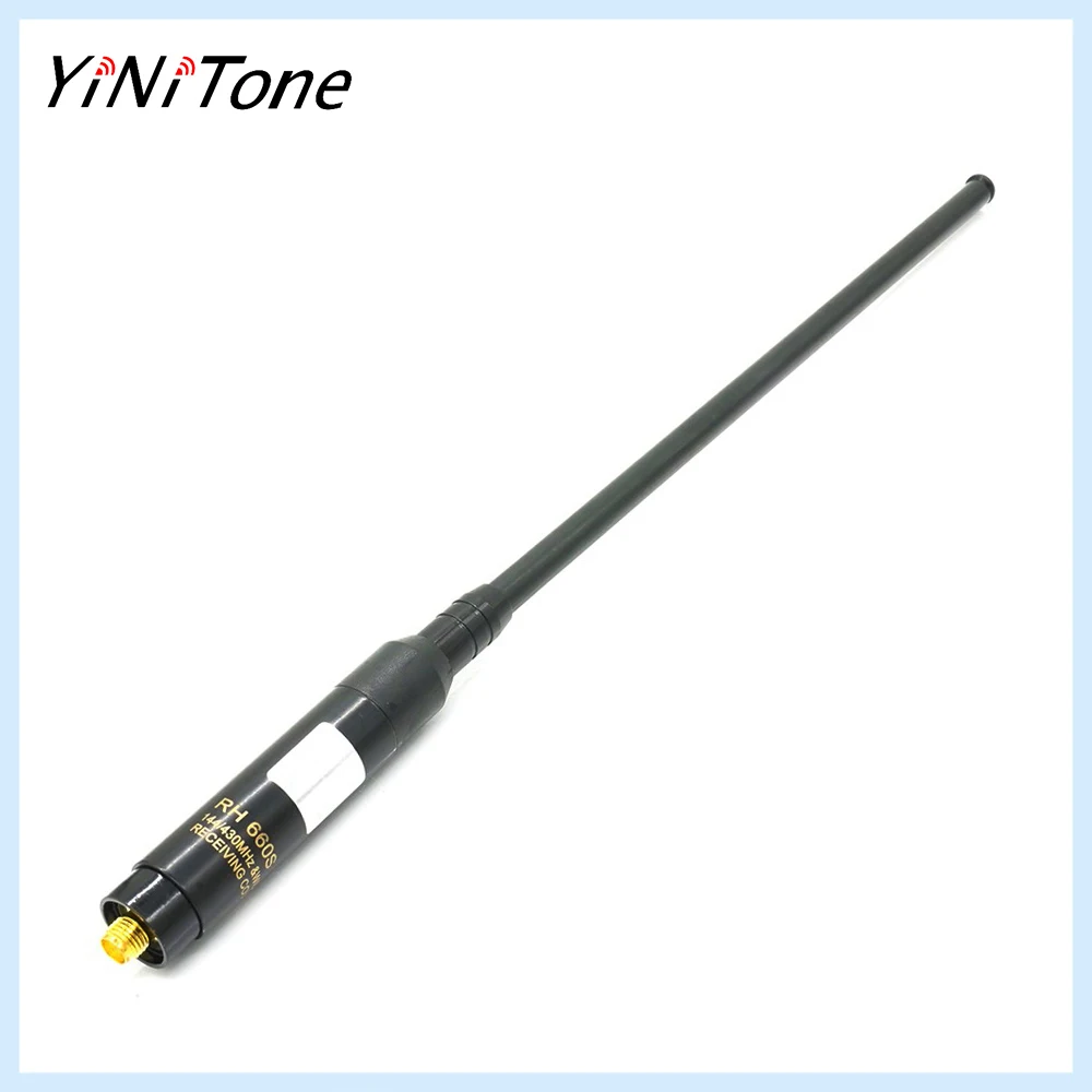 

RH-660S Telescopic Antenna 144/430MHz Dual Band SMA-Female For BaoFeng UV-5R UV-82 Walkie Talkie Radio