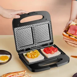 Multifunctional Electric Cake Pan Household Double Plate Waffle Maker Chicken 4-in-1 Egg Roll Sandwich Breakfast Maker Bread