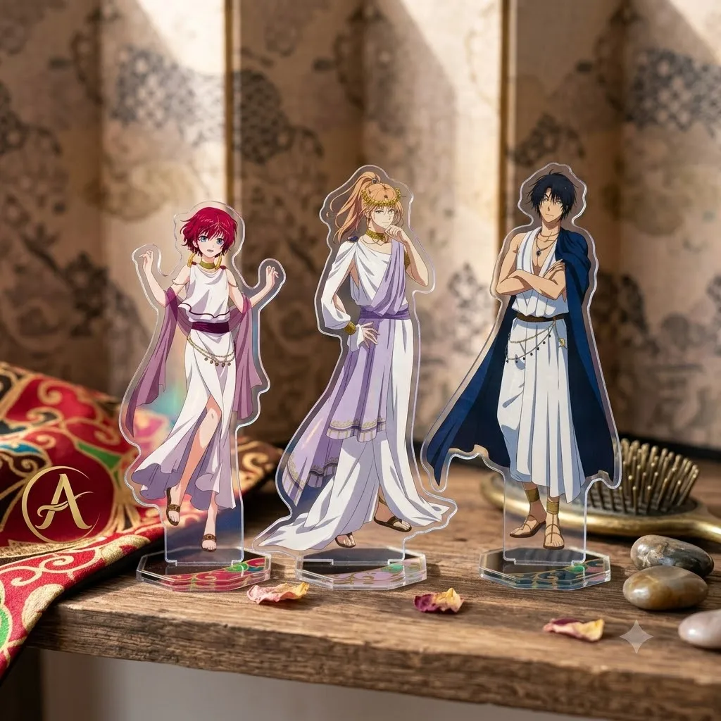 Anime Yona of the Dawn Acrylic Stand Figure Desktop Decoration Collectible Ornament Cartoon Character Model Gift Keychain