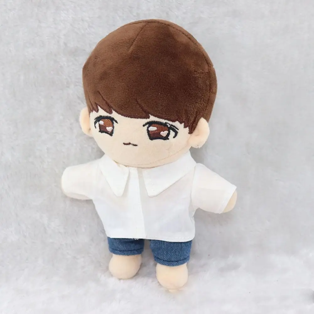 High Quality Toys Accessories Doll T-shirt Fashion Style Cotton Doll Clothes White Mini Clothes 10/20cm Cotton Stuffed Dolls