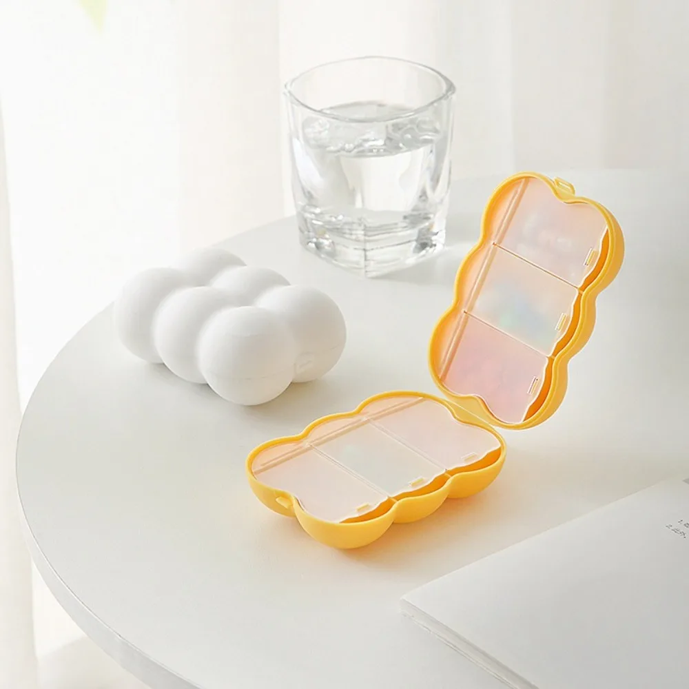 New Portable Travel Pill Case 6 Grids Mini Pills Container Sealed Large Capacity Tablets Storage Dispenser Box Vitamin Fish Oil