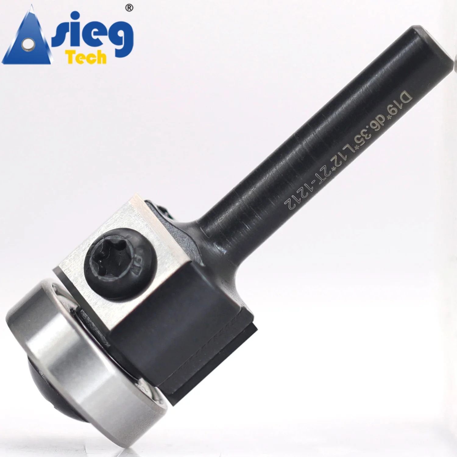 Imagem -04 - Espiral Flush Guarnição Router Bit Shank Rolamentos Inferiores Template Trimmer Carbide Insert Cutter 12 mm Comprimento de Corte 635 mm 4