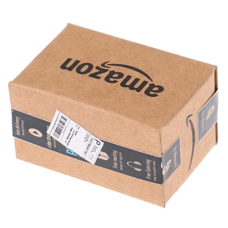 Boîte Express miniature pour maison de poupée 1:12, coffret cadeau, meubles, jouets, accessoires