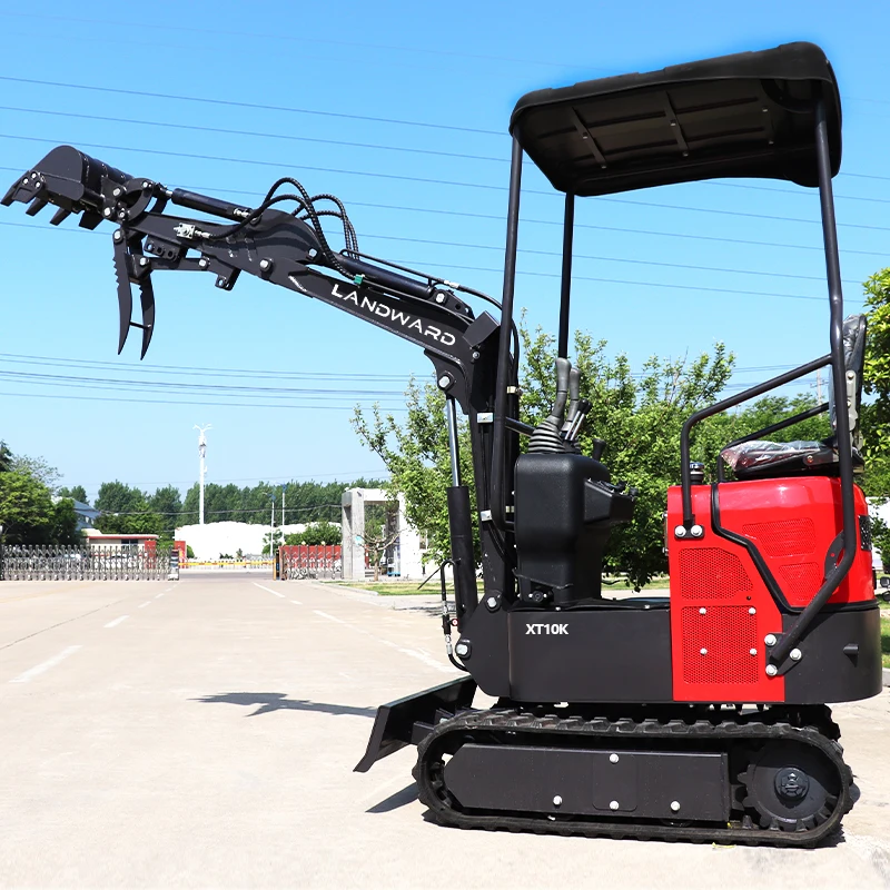 Mini Excavadora hidráulica para el hogar, excavadora pequeña con certificado CE/EPA de China, 1200kg, 1,6 toneladas, 1 tonelada, precio personalizado