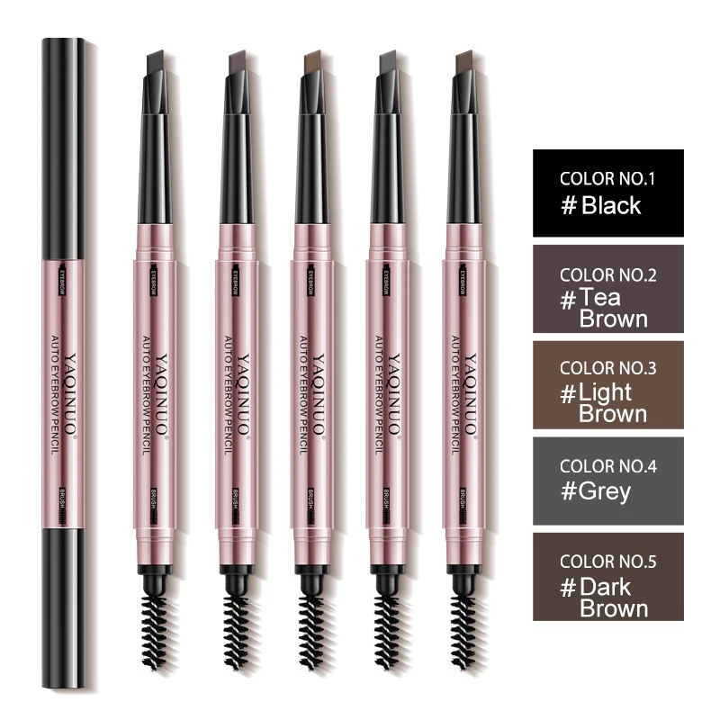 Double Head Eyebrow Pencil Waterproof Eyebrow Pen Tint Tattoo Enhance Eyebrows Makeup Cosmetics Long Lasting Eye Brow Pencil