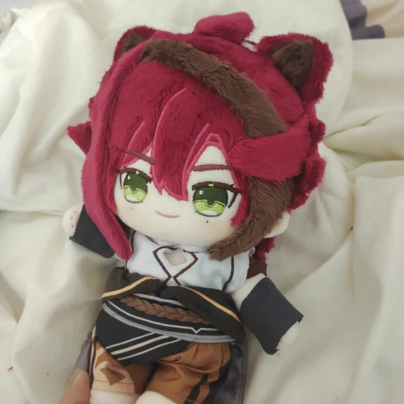 20CM Game Anime  Shikanoin Heizou Cosplay Rabbit Fur Outfit Plush  Doll and Cloth for Children Christmas Gifts