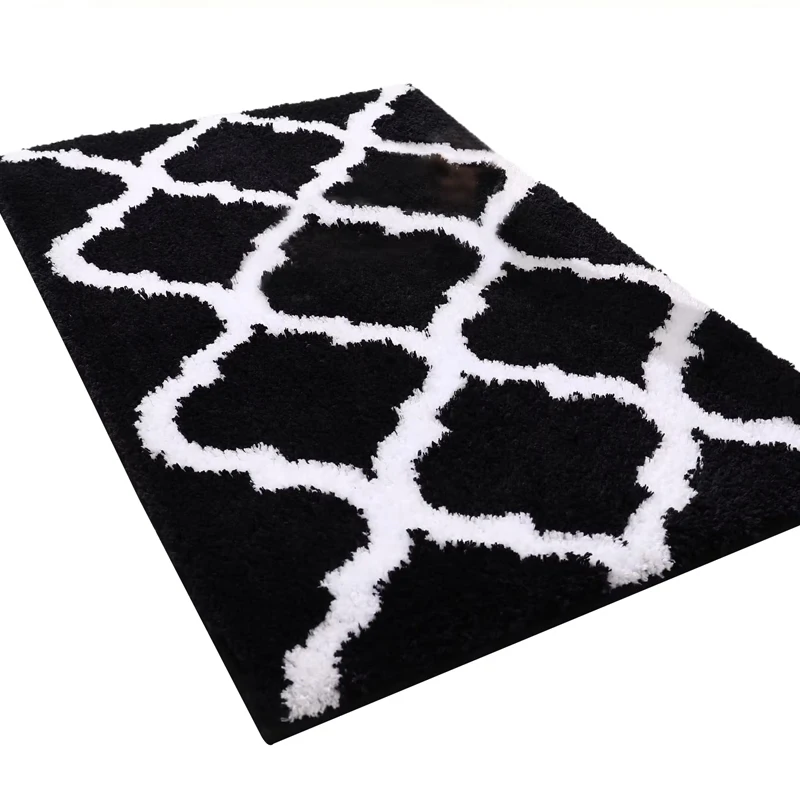 

Homaxy Luxury Bath Mat Bathroom Shower Mats Super Soft Absorbent Microfiber Rug Water Bathtub Anti-slip Floor Carpet Foot Rugs