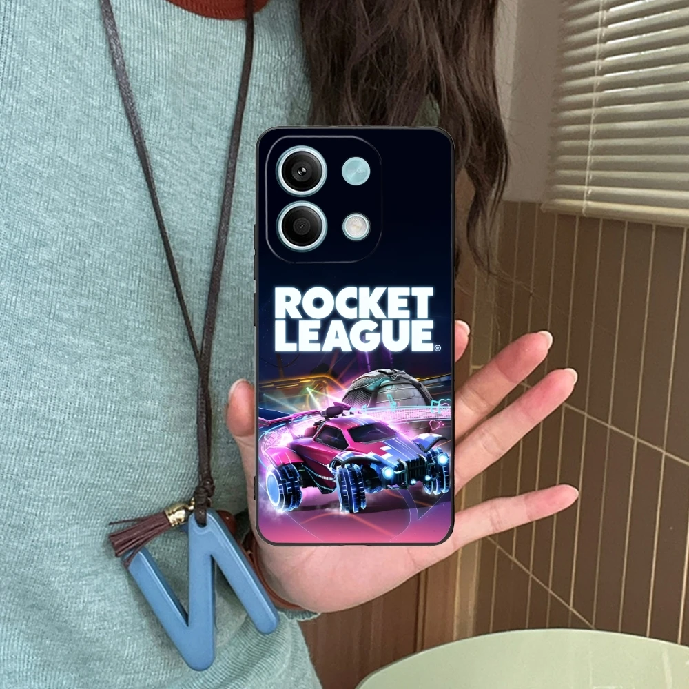 Cool Rocket League Mobile Cell Phone Case for Xiaomi Redmi Note 13 12 11 10 9 8 7 6 S A Pro Lite Plus 5G Black Phone Cover Shell