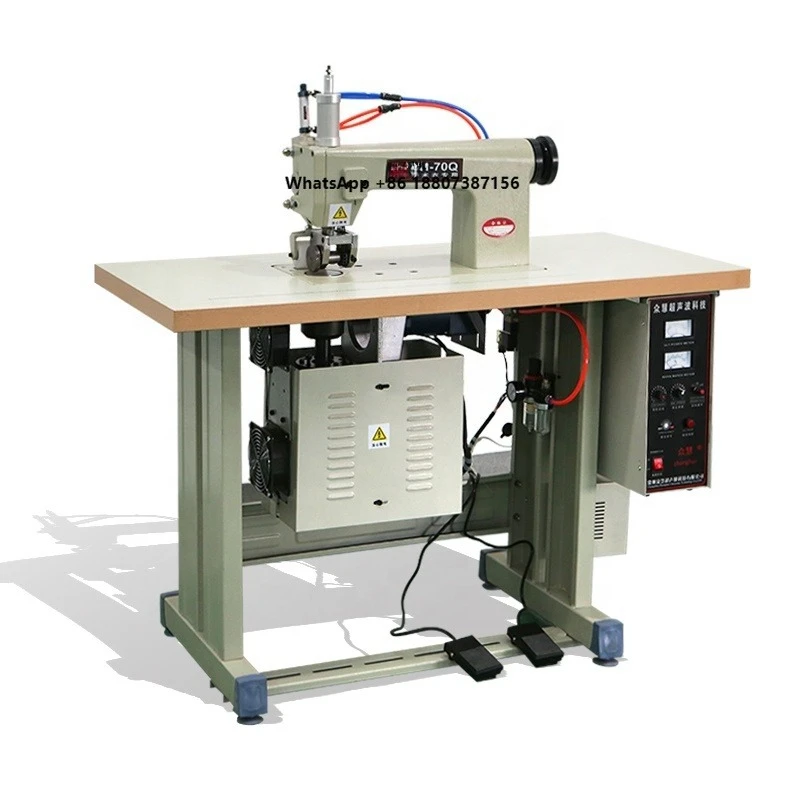ZH-70Q Automatic Ultrasonic Lace Cutting Machine Customizable Computerized Fabric Lace Maker New Motor Engine Pneumatic