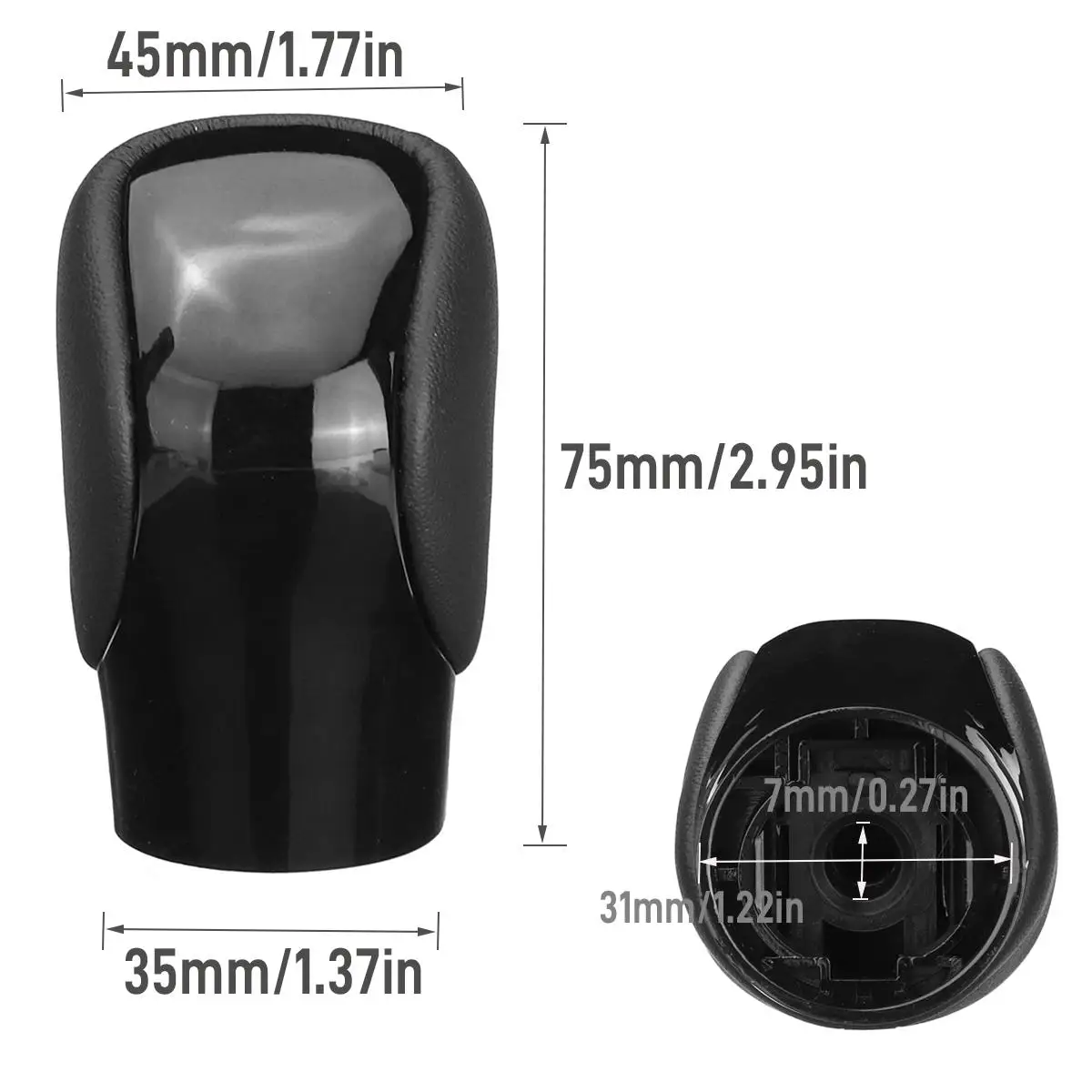 PU Leather Gear Shift Knob Shifter Lever Handle Stick For Lexus ES350 GS300 GS350 GX460 IS250 IS350 NX300 RC300 RC350 RX350