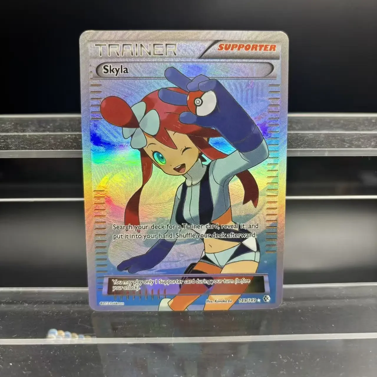 DIY PTCG-Sammelkarten Lisia Lono Lisia's Appeal Misty's Favor JPN Selbstgemachte Einzelkarte Klassisches Spiel Anime Karte Geschenkspielzeug