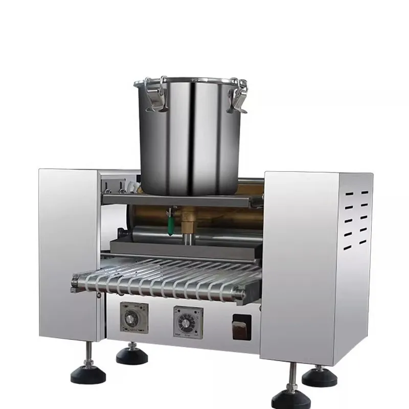 Crepe Rotative Cake Making Machine For Making Crepes Pancakes #Chinese Electric Pancake Maker Double Layer