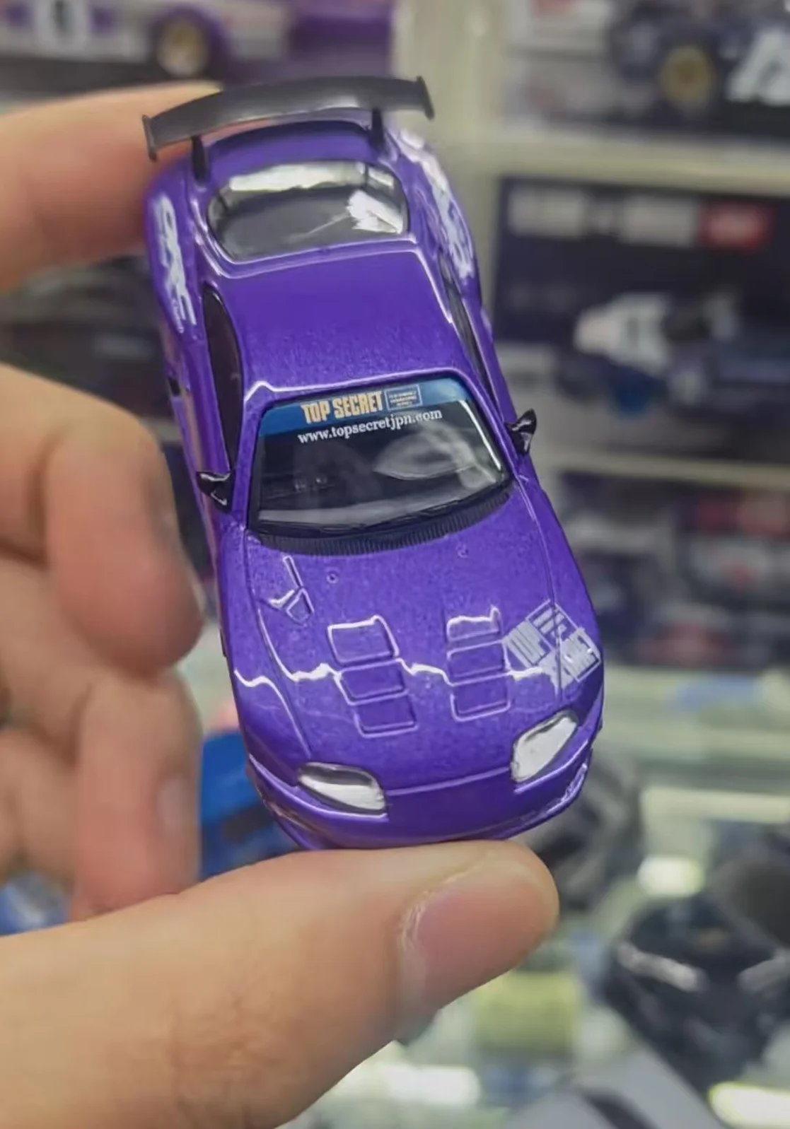MINI GT #1067 - PURPLE - SUPRA (A80) TOP SECRET GT-300 JDM Diecast Model Car Alloy