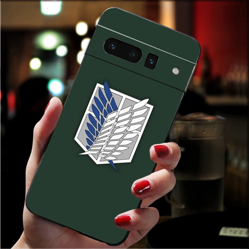 

Phone Case For Google Pixel 10 9 Pro XL 9A 8 7 6 Pro Pixel 8A 7A 6A Pixel 8 7 6 5 Anime Japanese attack on Titan