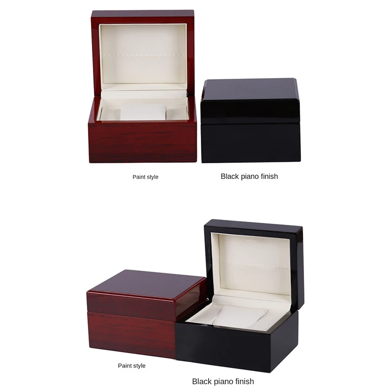 Luxury High-end Wood Custom Watch Case Box Watch Accessories Pillow  Display Jewelry Gift Boxes for Men and Women The Best Gift