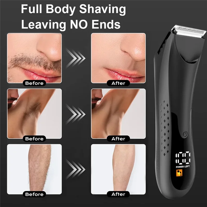 

EMECE-Painless Hair Removal Trimmer Trimmer For Body Beard Sensitive Underarm Shaver Man