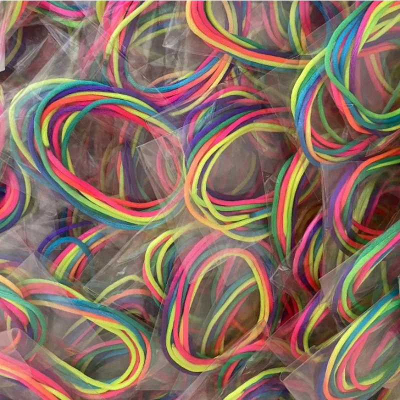 10Pcs Rainbow Color Cradle String Finger Games Classic Rope Thread Toy Ropes Hand String Puzzle Game Create Toy Supplies