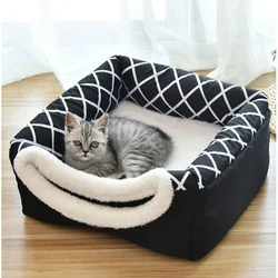 Popular Cat Nest Four Seasons Universal Closed Cat House Villa Cat House Dog Nest Small Dog Pet Supplies