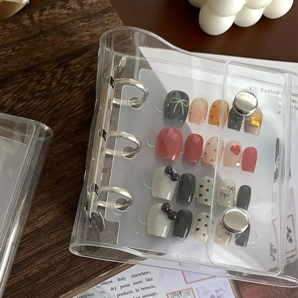 Loose-leaf Book Colorful A8 Mini Binder Notebook with Scrapbook Closure for Journaling Card Organization Portable Planner Photo