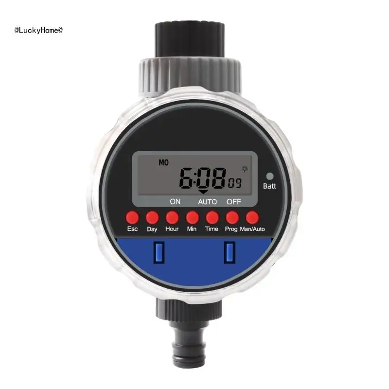 Electronic Water Timer For Gardens Functional Garden Water Timer With Control For Efficient Garden Irrigation 11UA