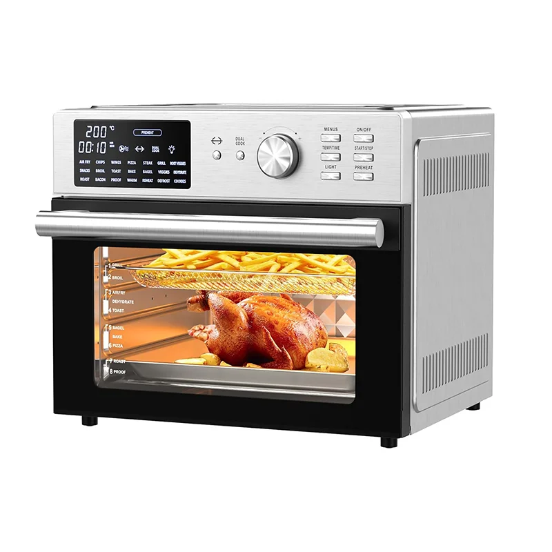Large Capacity 30 L Air Fryer Oven 1800 W Convection Digital Toaster Oven Combo with Rserie and Dehydrate Modes
