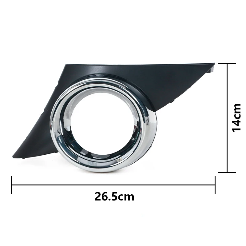 For Peugeot 207 Sport 2006 2007 2008 2009 Car Bumper Grille Fog Light Bracket Frame chrome plating 7452HW 7452HX