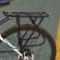 Portabicicletas trasero para bicicleta de montaña, alforjas resistentes, portaequipajes trasero para bicicleta