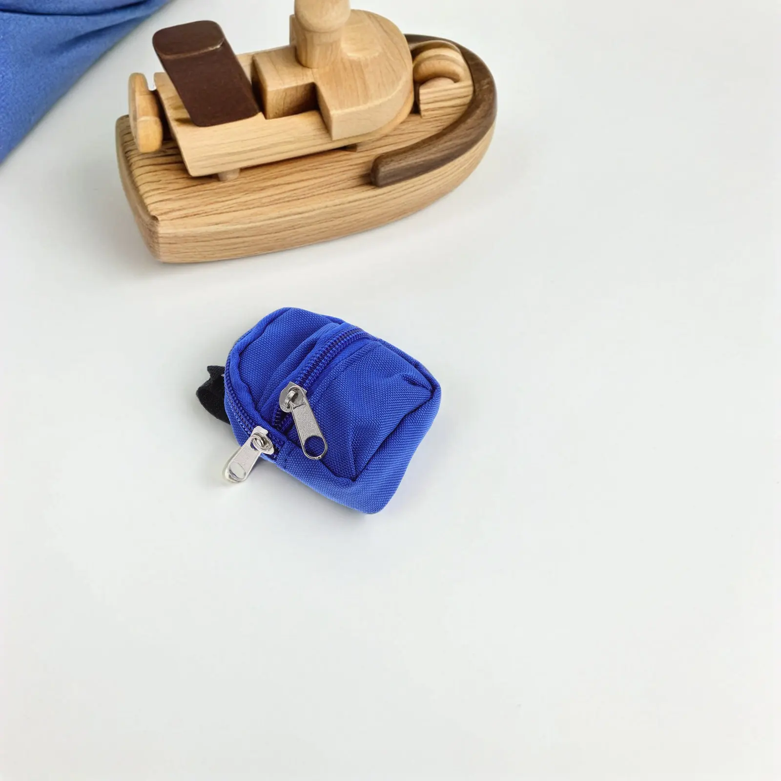 

10Pcs Mini Zipper Backpacks for Pretend Play Accessories Bags Functional Storage Bag for Kids Creativity