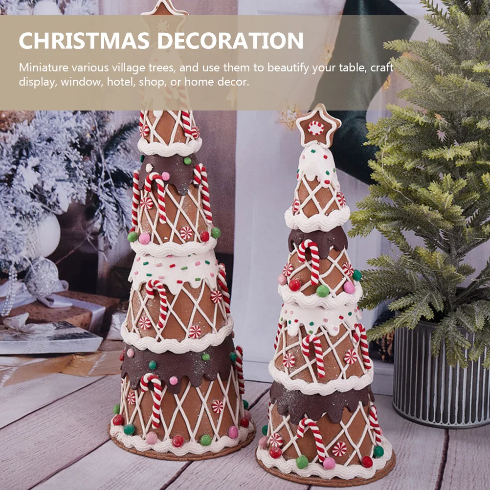 

Candy Shape Decors Christmas Tree Lovely PVC Tabletop Faux Trees Xmas Party Decoration Gifts for Christmas Chirtmas Decor