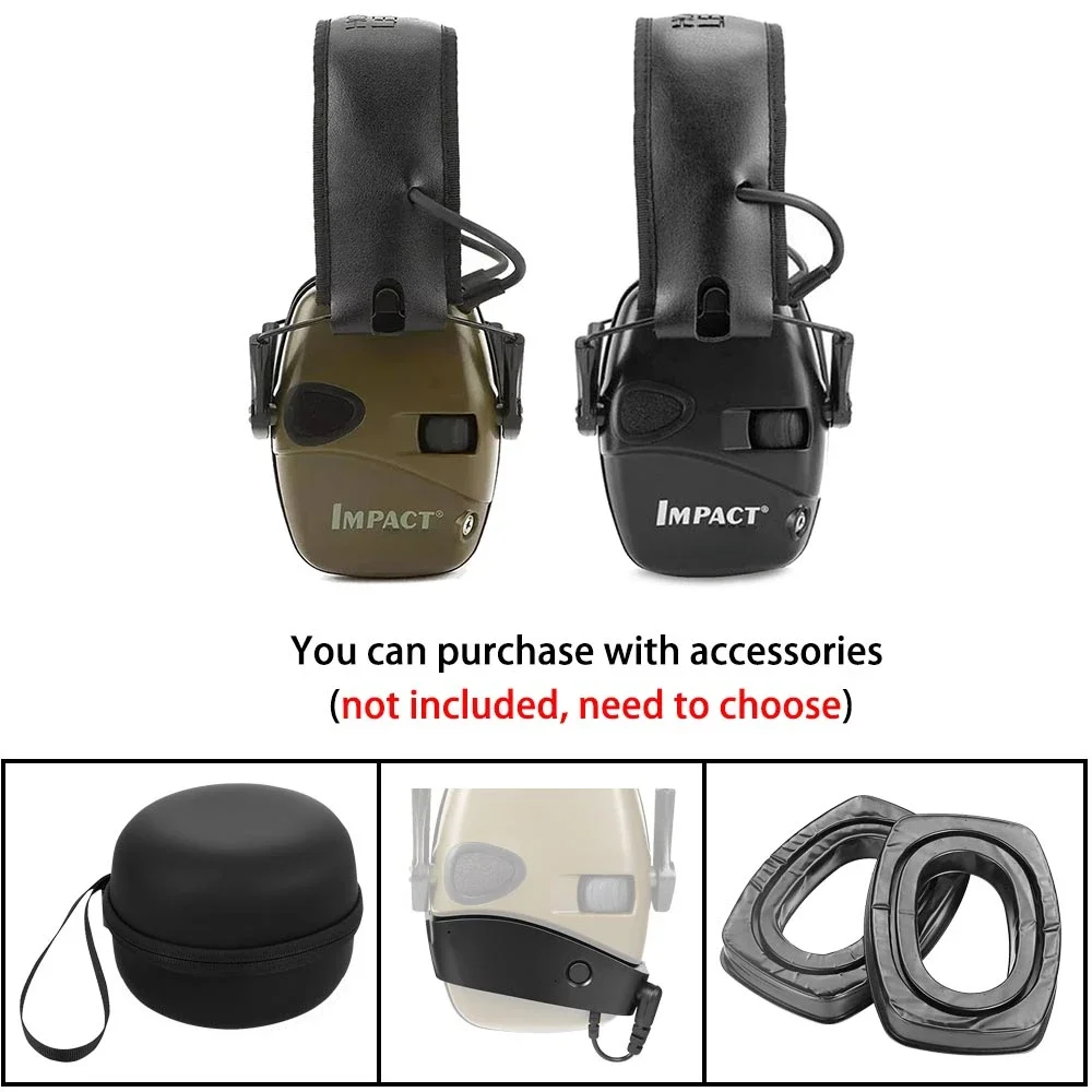 Honeywell Tactical Electronic Shooting Earmuff Anti-noise Headphone Sound Amplification Hearing Protection Headset Foldable