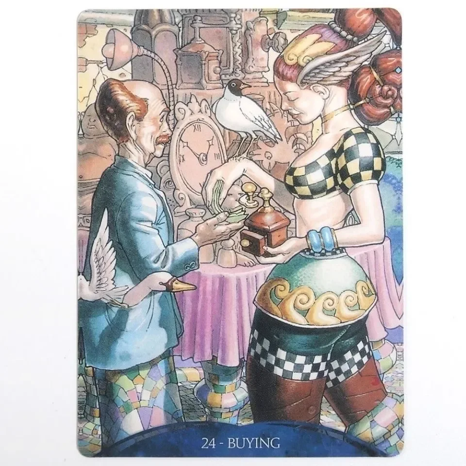 New Dream Interpretation Oracle Card Tarot Cards Prophecy Divination Deck English Version Rozrywka Gra planszowa 36 arkuszy/bo