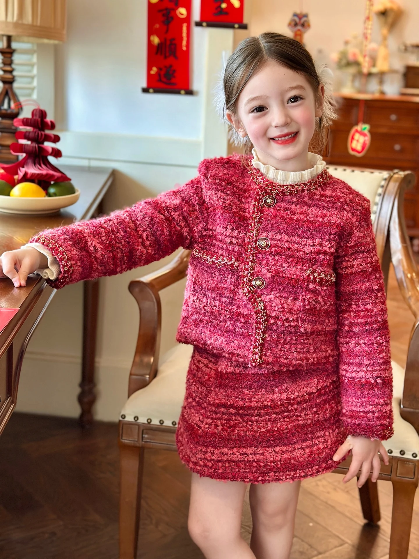 set-gonna-invernale-in-misto-cotone-per-ragazze-2-4-anni-abito-caldo-in-due-pezzi-con-motivo-a-righe-e-bottone-singolo