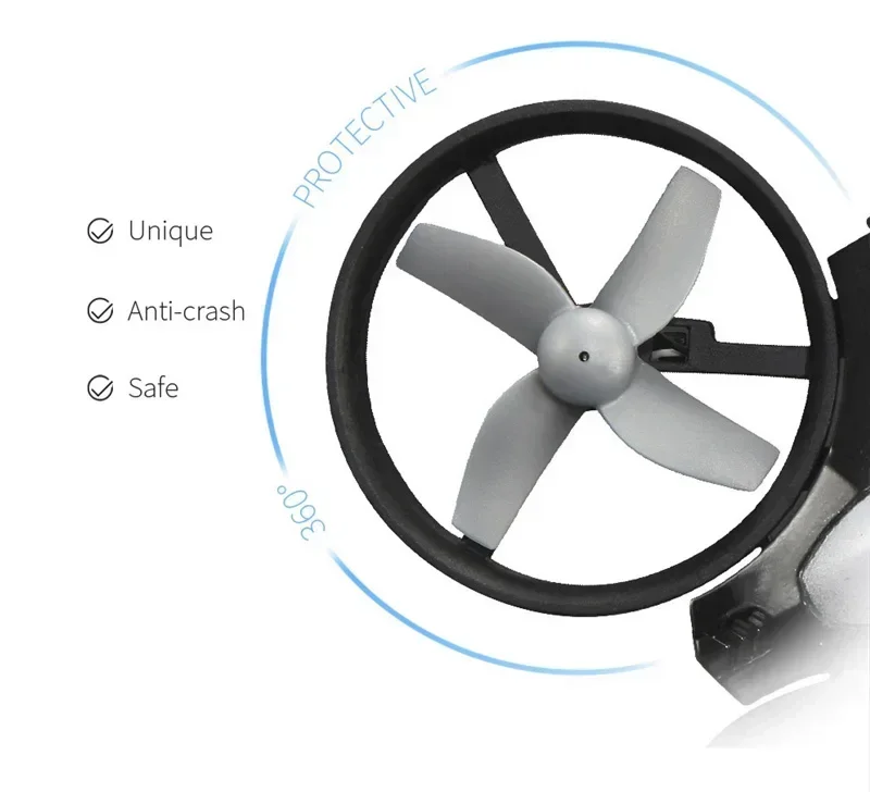 JJRC H36 Mini Rc Drone 4 canales 6 ejes modo sin cabeza helicóptero 360 °   Flip Control Remoto Quadcopter Toy Mini Drone Para Niños