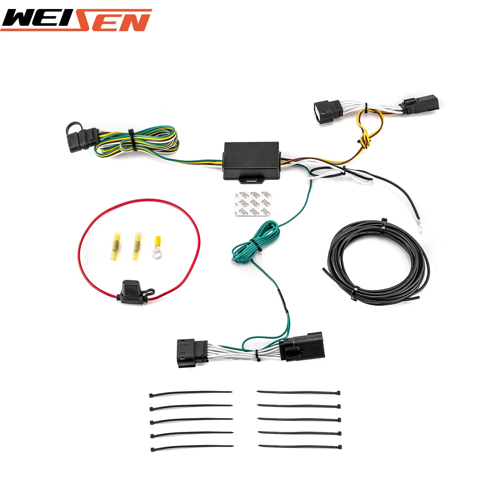 

Vehicle-Side 4-Pin Trailer Wiring Harness Connect Trailer Tail/brake Signal Lights for Jeep Gladiator JT、Jeep Wrangler JL/JLU