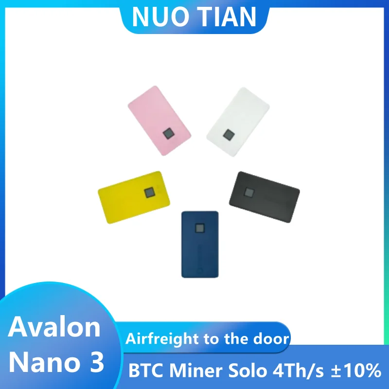 

Book in advance Avalon Nano 3 Canaan Solo 4Th/s BTC Home Miner Mute Bitcoin Miner