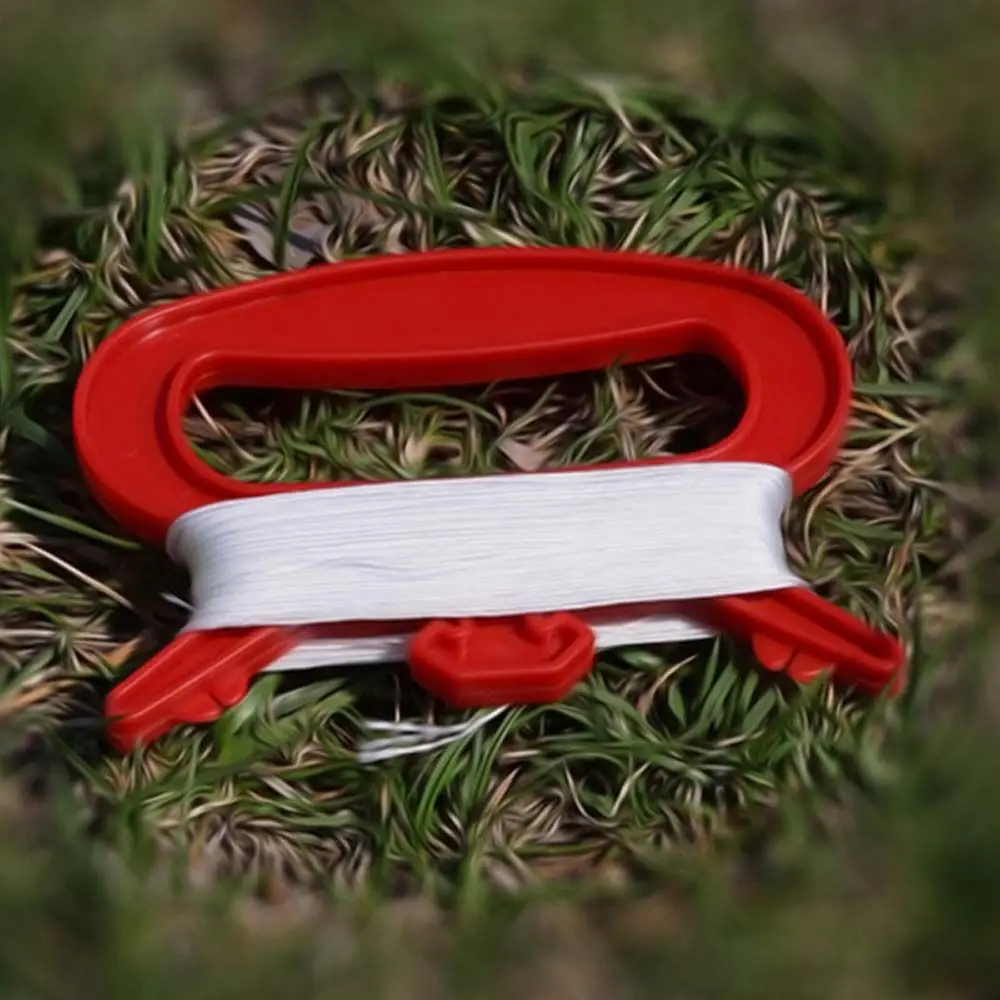 Kite flying tool Plastic Red Color Handle Board Kite accessories Kite Thread Winder Kite Line Flying Kite Line